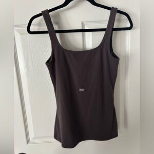 ALO Ribbed Sold Out Tank sz S